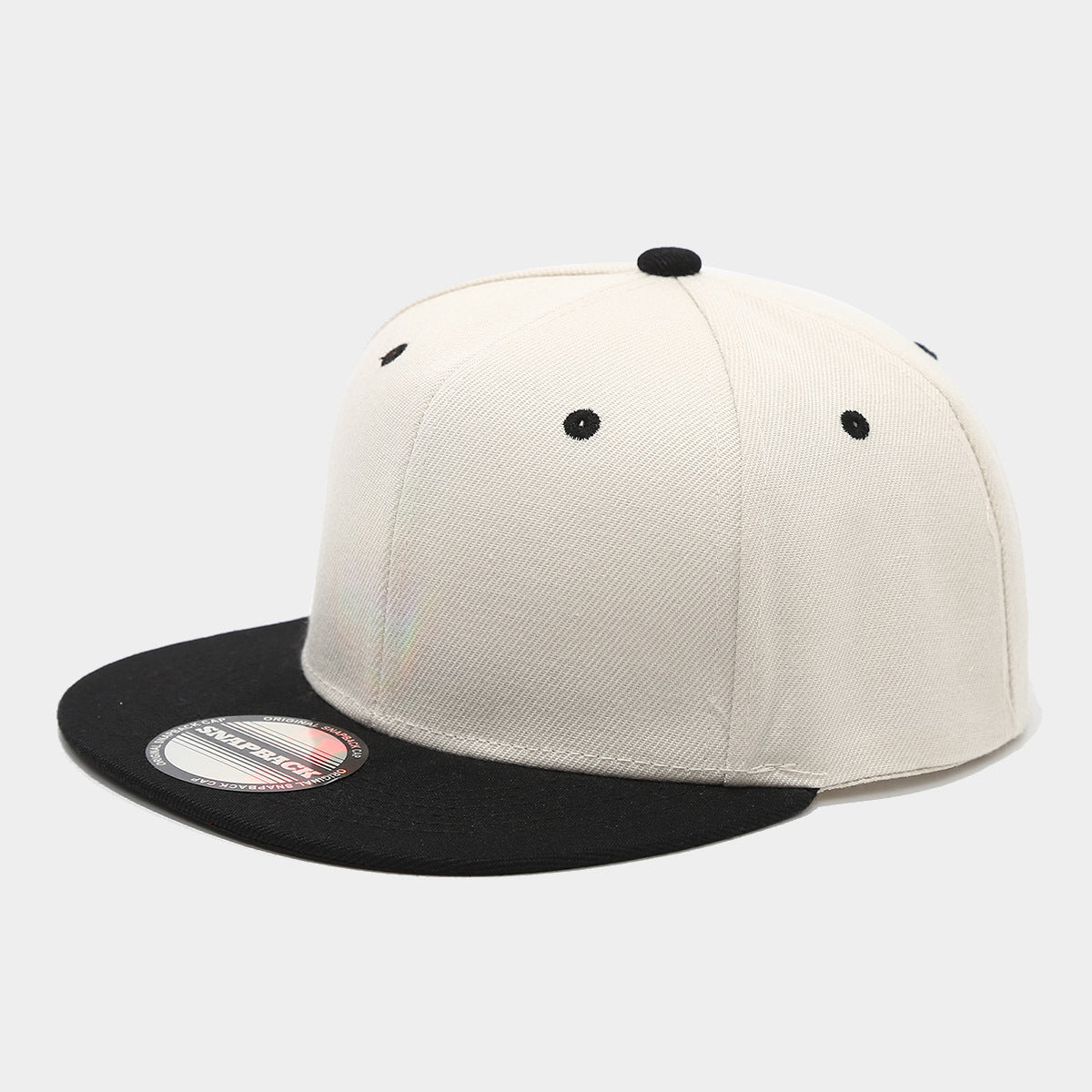 Classic Color Block Snapback Cap | Flat Brim Baseball Hat | Byerclub | Customizable