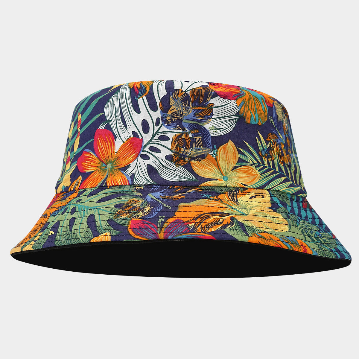 Floral Bucket Hat Collection | 9-Color Tropical Print Fisherman Cap
