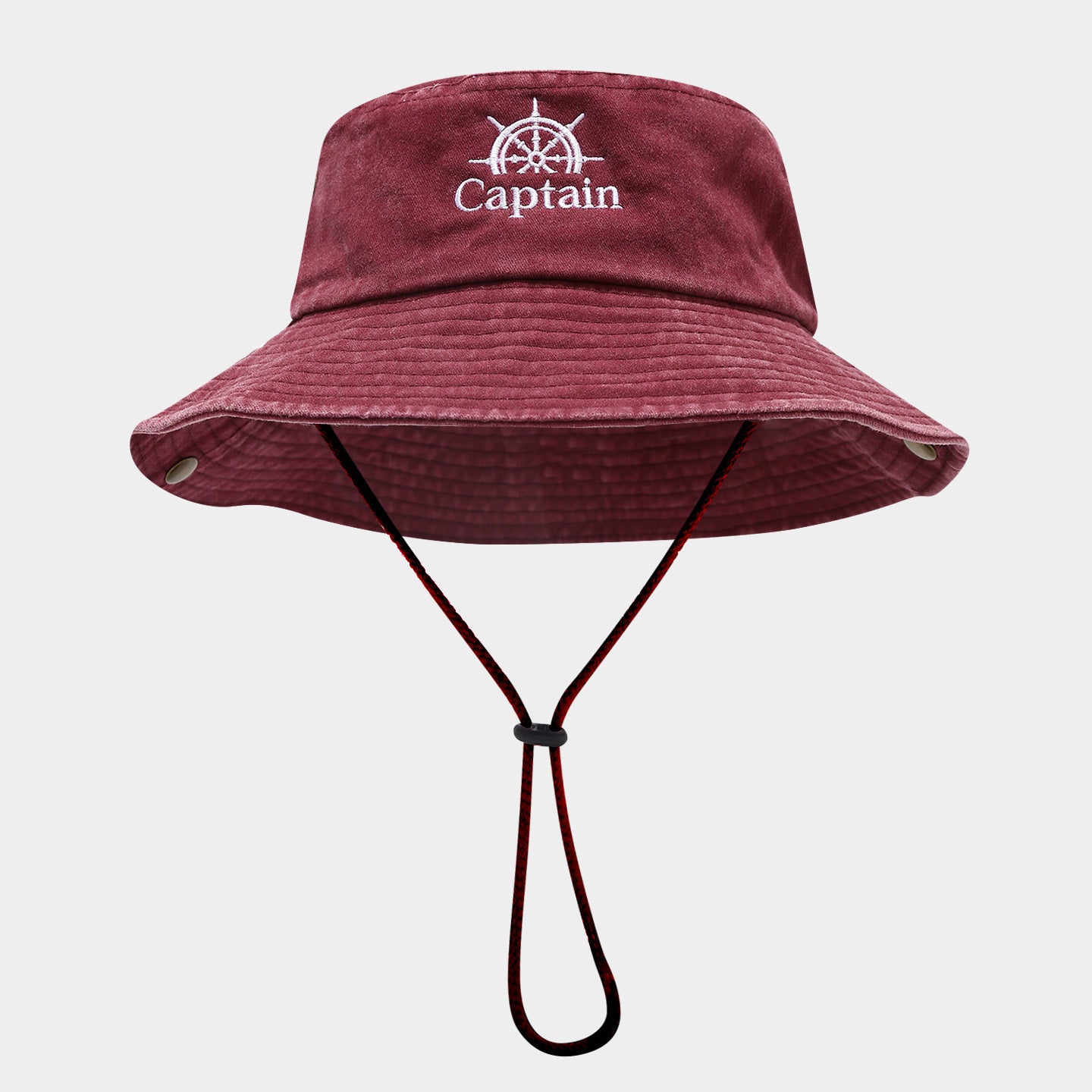 Cross Washed Bucket Hat | 4-Color Vintage Fisherman Cap