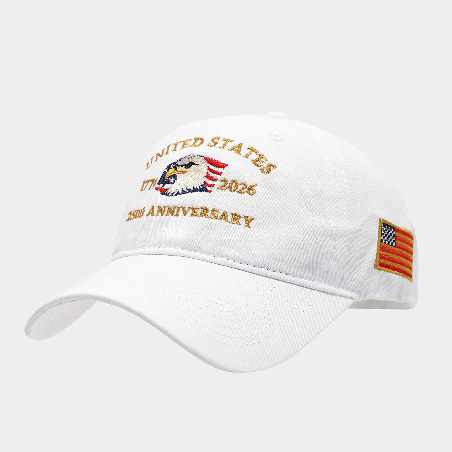 USA 250th Anniversary Eagle Cap | Vintage Patriotic Baseball Hat | American Flag Dad Cap