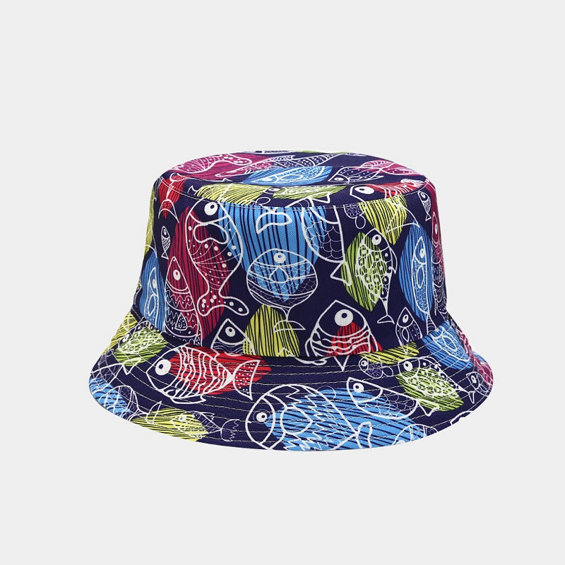Ocean Bucket Hat Collection | 9-Design Marine Life Fisherman Cap