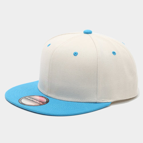 Classic Color Block Snapback Cap | Flat Brim Baseball Hat | Byerclub | Customizable