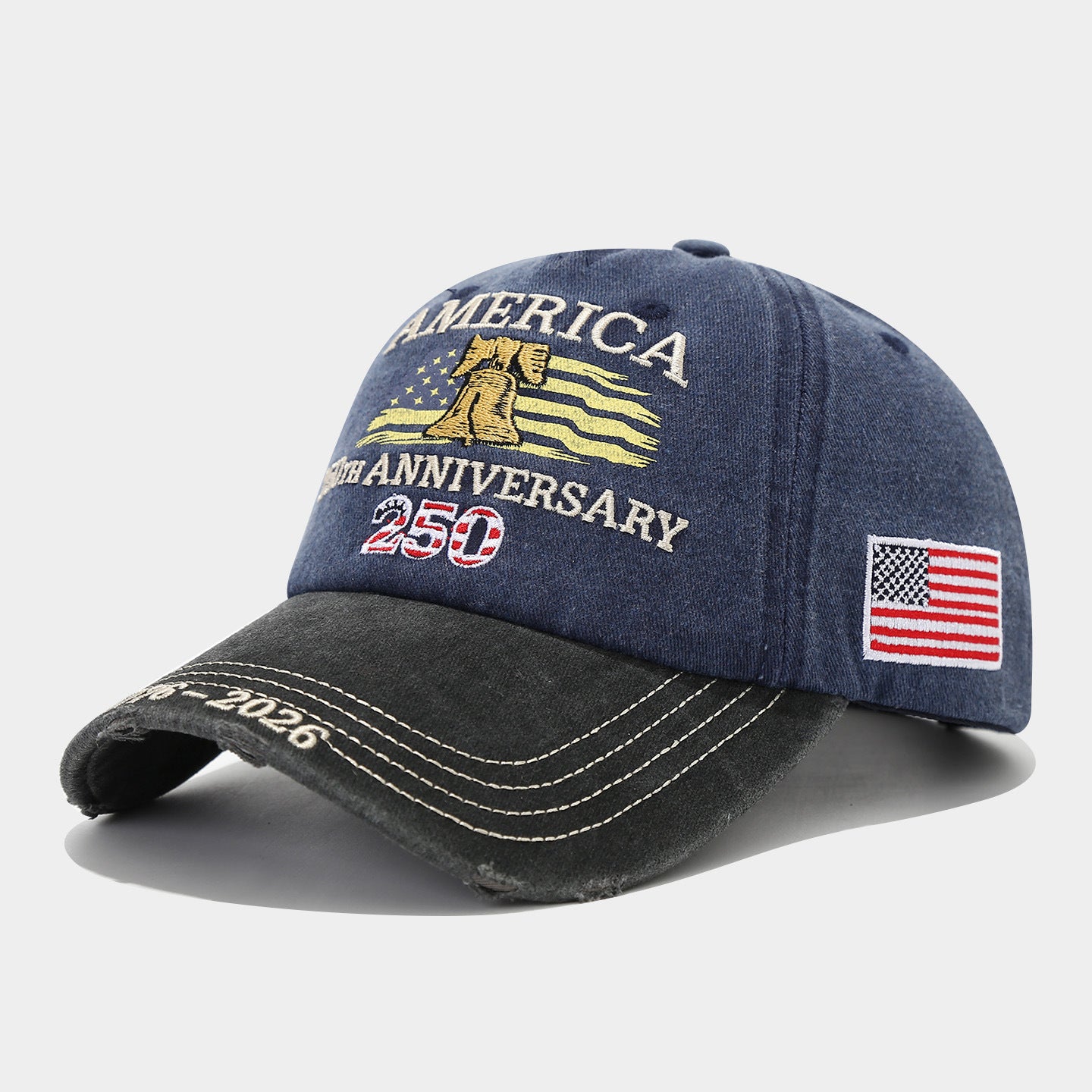 Vintage Embroidered Cap Collection | 9-Design Patriotic Dad Hat