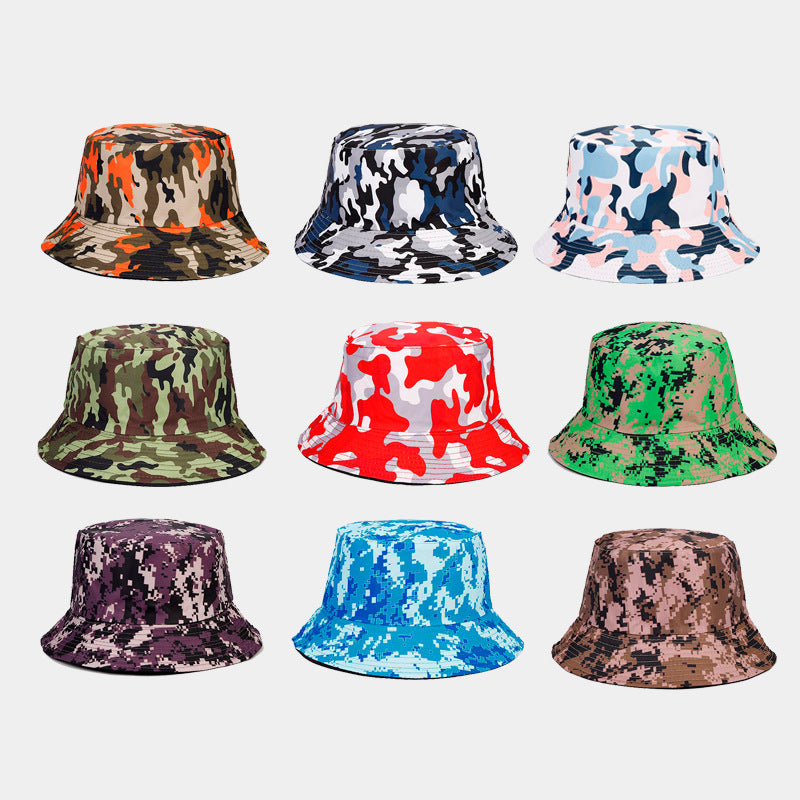 Camo Bucket Hat Collection | 9-Color Military Print Fisherman Cap