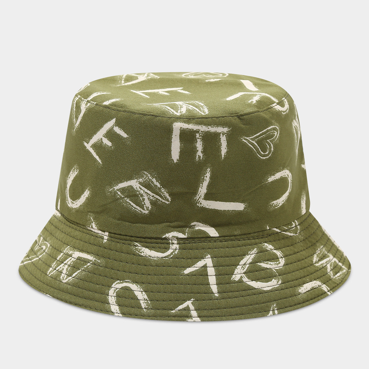 Graffiti Print Bucket Hat | Street Art Fisherman Cap