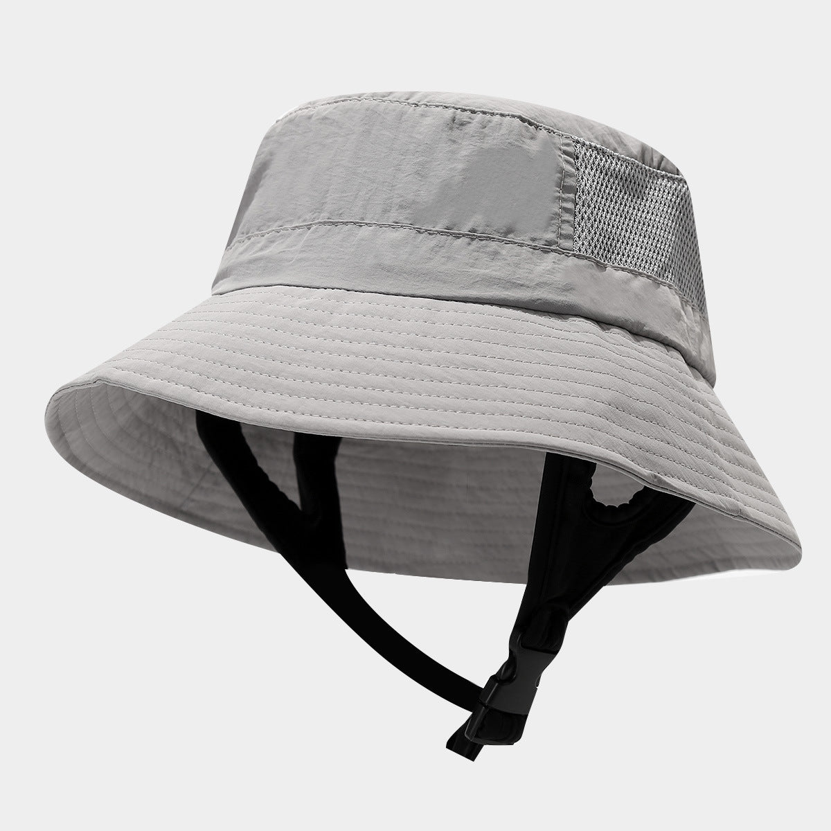 Packable Mesh Bucket Hat | Foldable Outdoor Sun Cap with Chin Strap | Byerclub