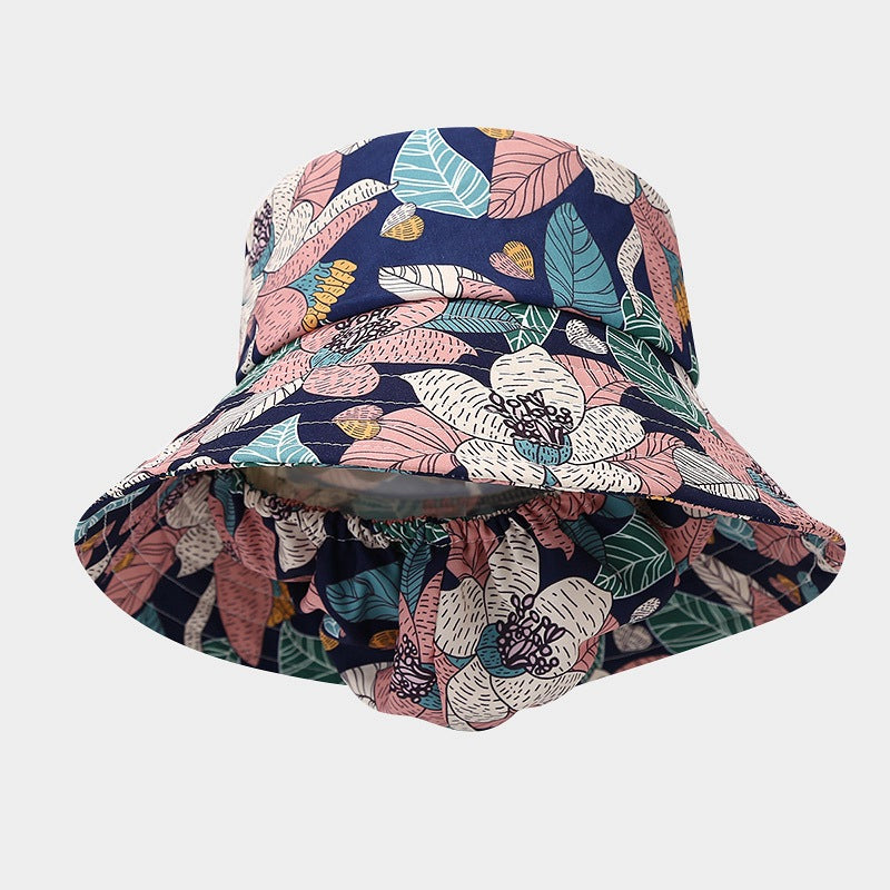 Wide Brim Sun Bucket Hat | 4-Style UV Protection Fisherman Cap
