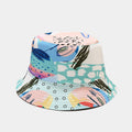 Floral Print Bucket Hat | Reversible Tropical Fisherman Cap