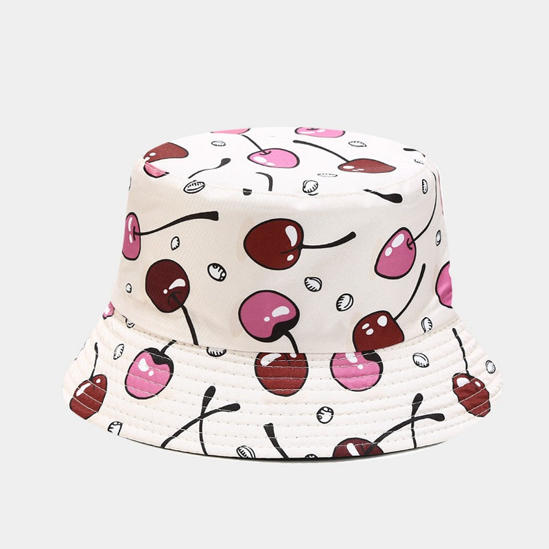 Fruit Print Bucket Hat | Cute Summer Fisherman Cap