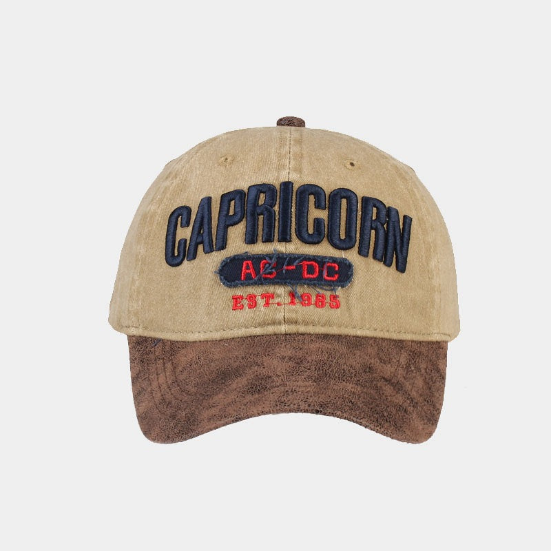 Vintage Washed Baseball Cap | 4-Color Embroidered Trucker Hat