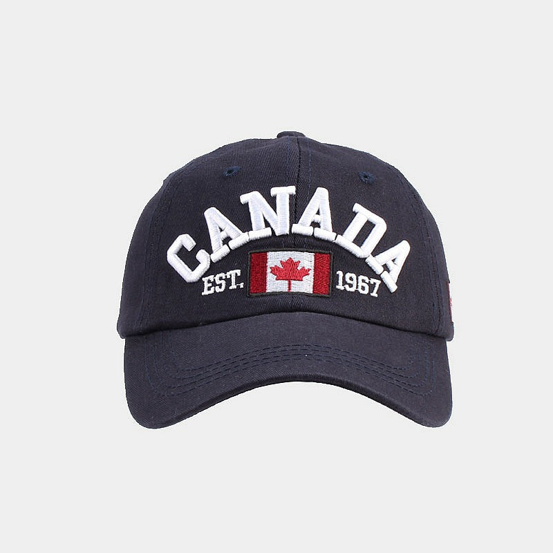 Canada Maple Leaf Baseball Cap | 5-Color Embroidered Trucker Hat