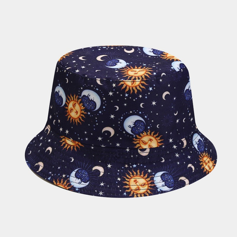 Floral Print Bucket Hat | Reversible Tropical Fisherman Cap