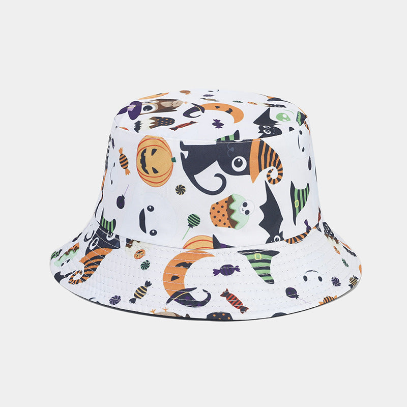 Halloween Bucket Hat | 9-Design Spooky Print Fisherman Cap