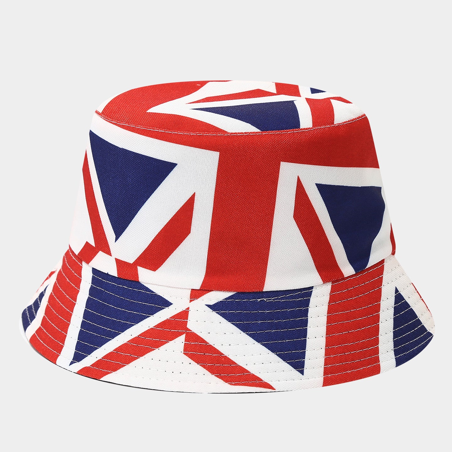 USA UK Flag Bucket Hat | 4-Design Patriotic Fisherman Cap