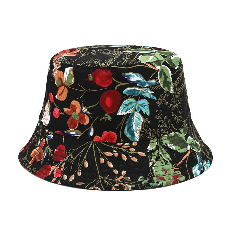 Vintage Floral Bucket Hat | 4-Design Botanical Fisherman Cap