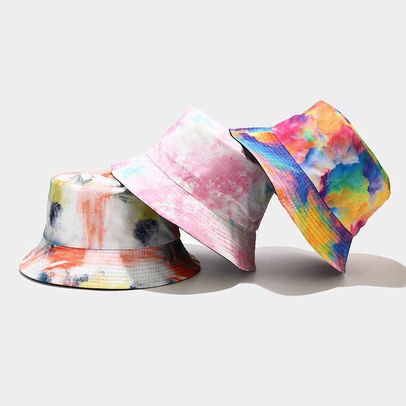 Tie Dye Bucket Hat | 5-Style Reversible Fisherman Cap