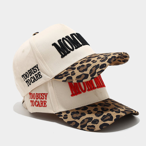 "MOMO" Leopard Brim Snapback