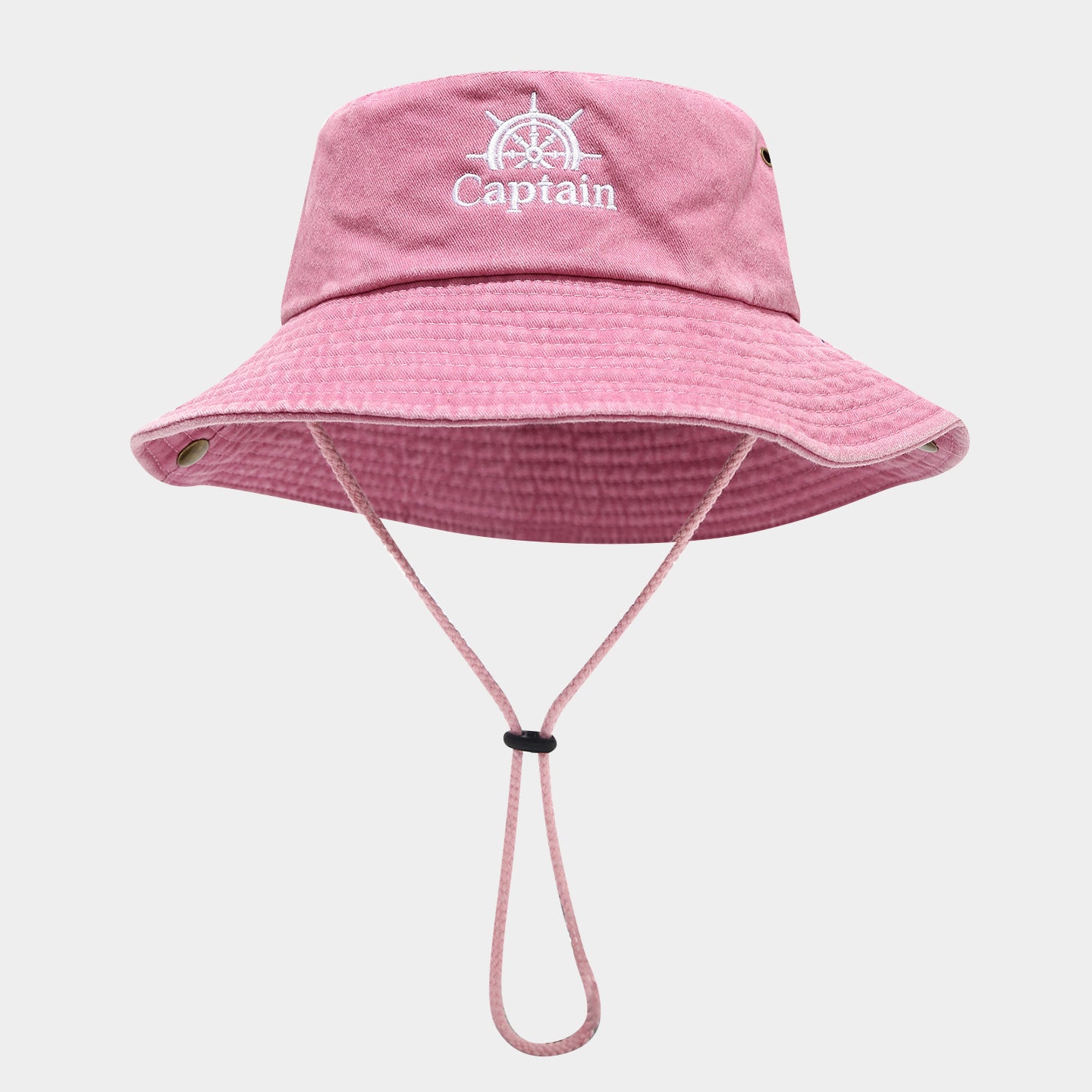 Cross Washed Bucket Hat | 4-Color Vintage Fisherman Cap