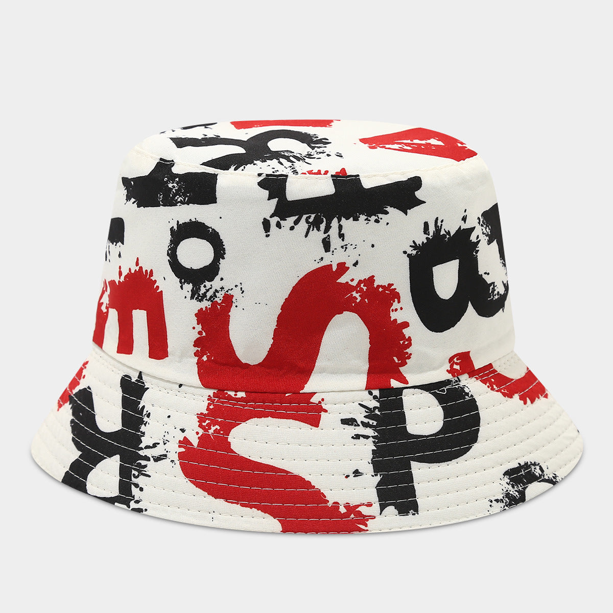 Graffiti Print Bucket Hat | Street Art Fisherman Cap