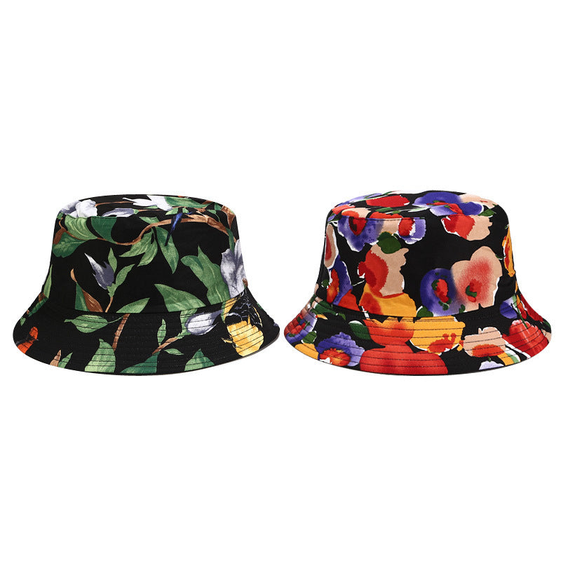 Vintage Floral Bucket Hat | 4-Design Botanical Fisherman Cap