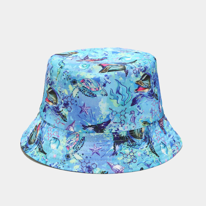 Ocean Bucket Hat Collection | 9-Design Marine Life Fisherman Cap