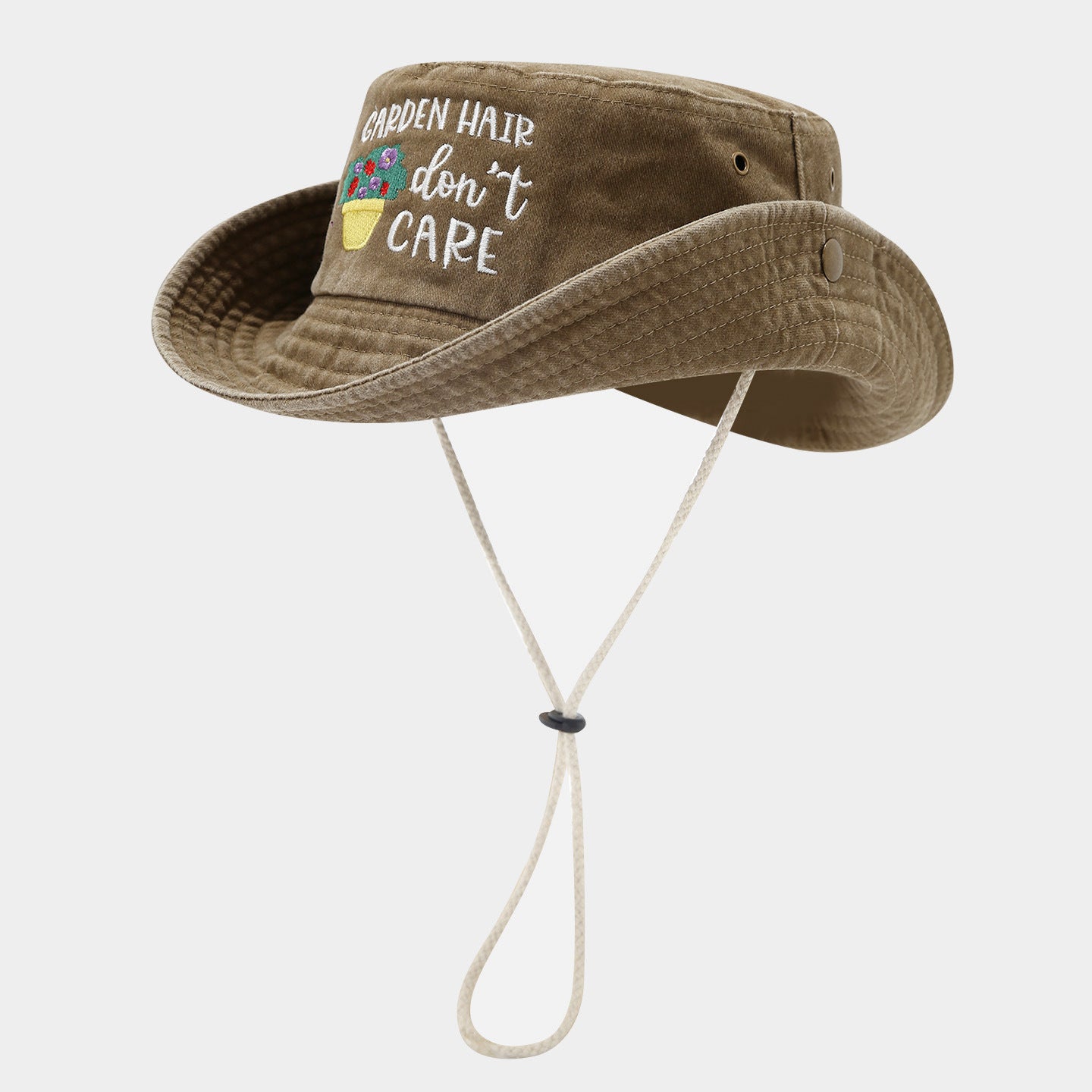 Garden Hair Bucket Hat | Washed Cotton Outdoor Cap
