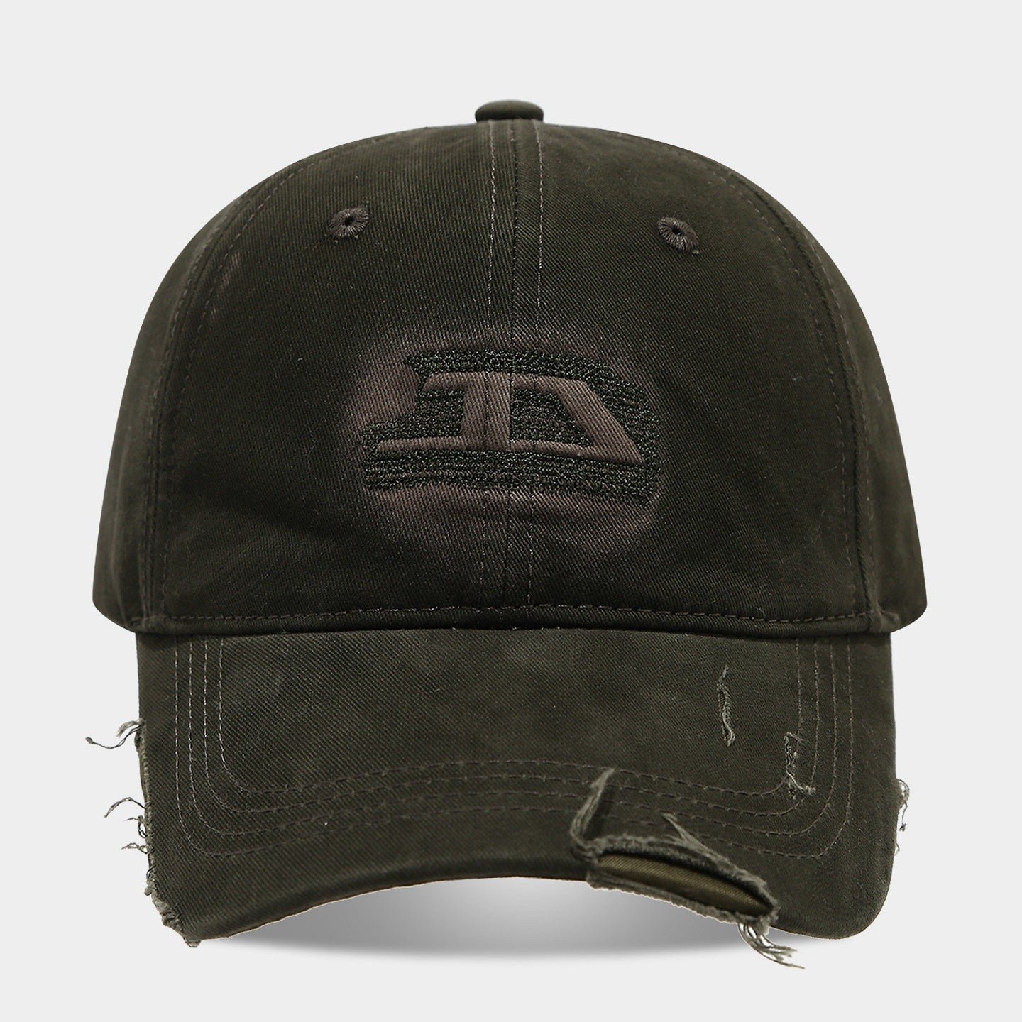 Vintage Distressed Baseball Cap | Embroidered Logo Streetwear Hat | Byerclub