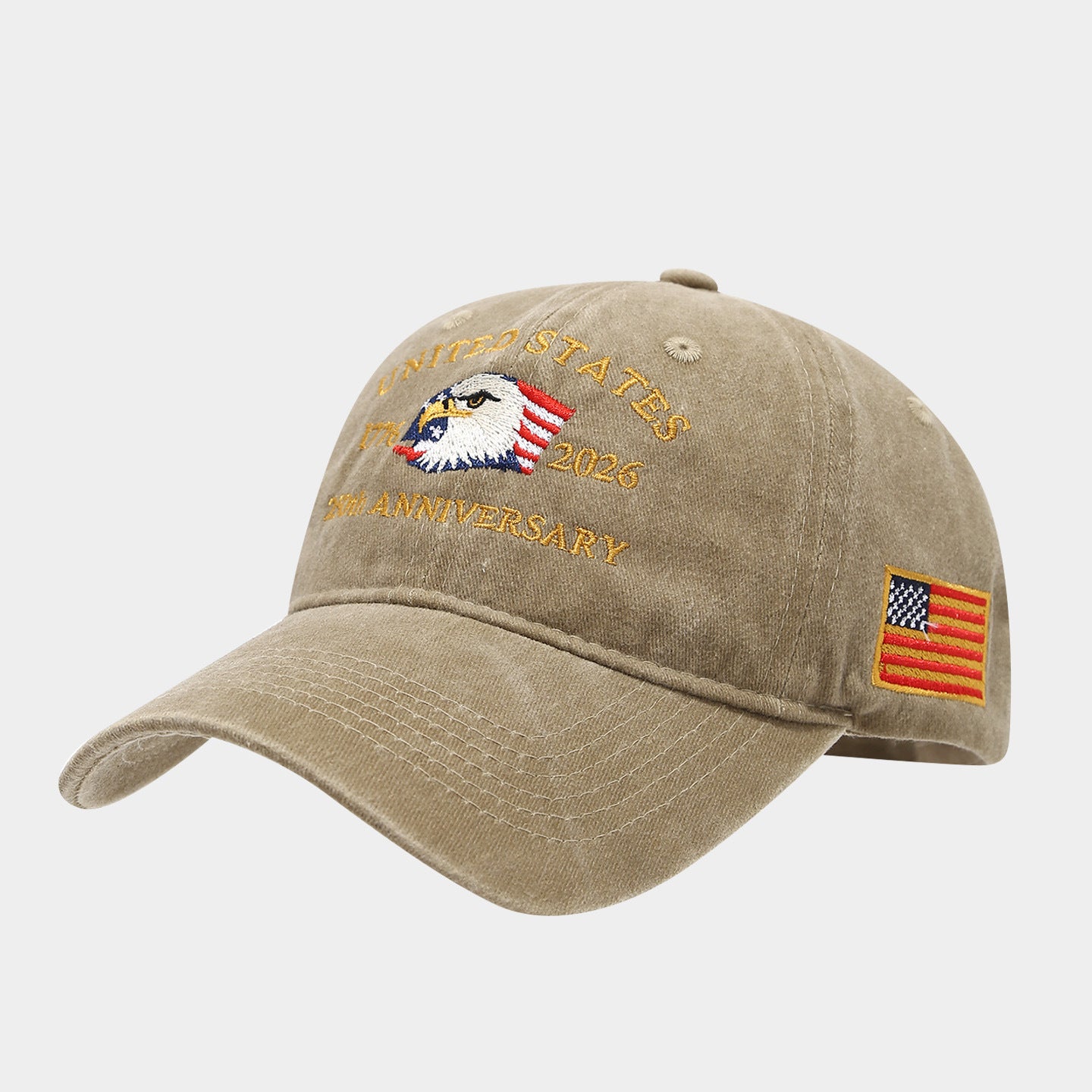 USA 250th Anniversary Eagle Cap | Vintage Patriotic Baseball Hat | American Flag Dad Cap