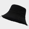 Distressed Frayed Bucket Hat | Washed Cotton Summer Cap | 9 Colors | Byerclub