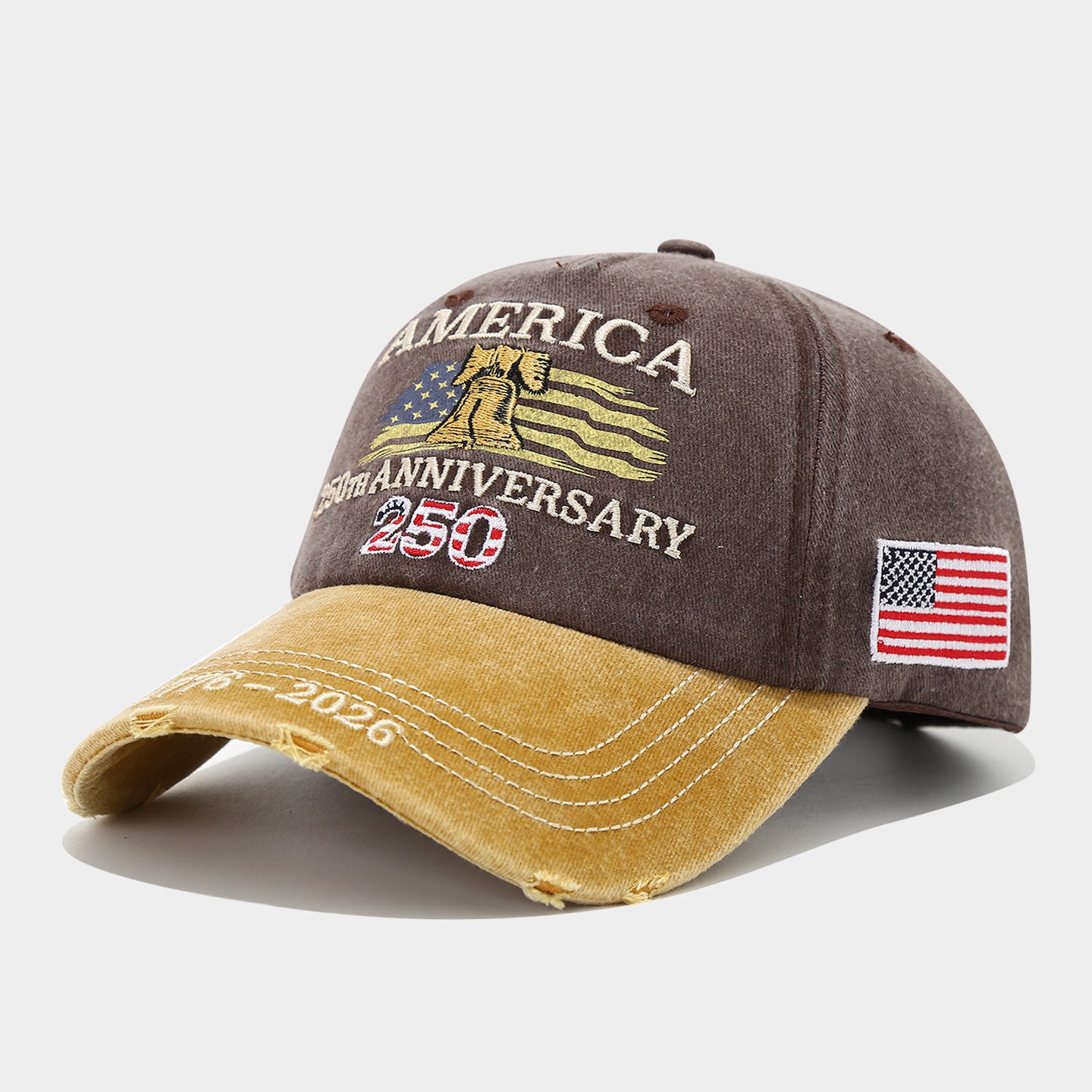 Vintage Embroidered Cap Collection | 9-Design Patriotic Dad Hat