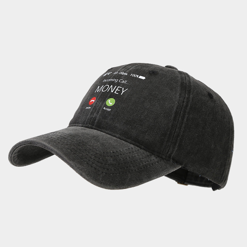 Money Call Washed Cap | 4-Color Vintage Dad Hat