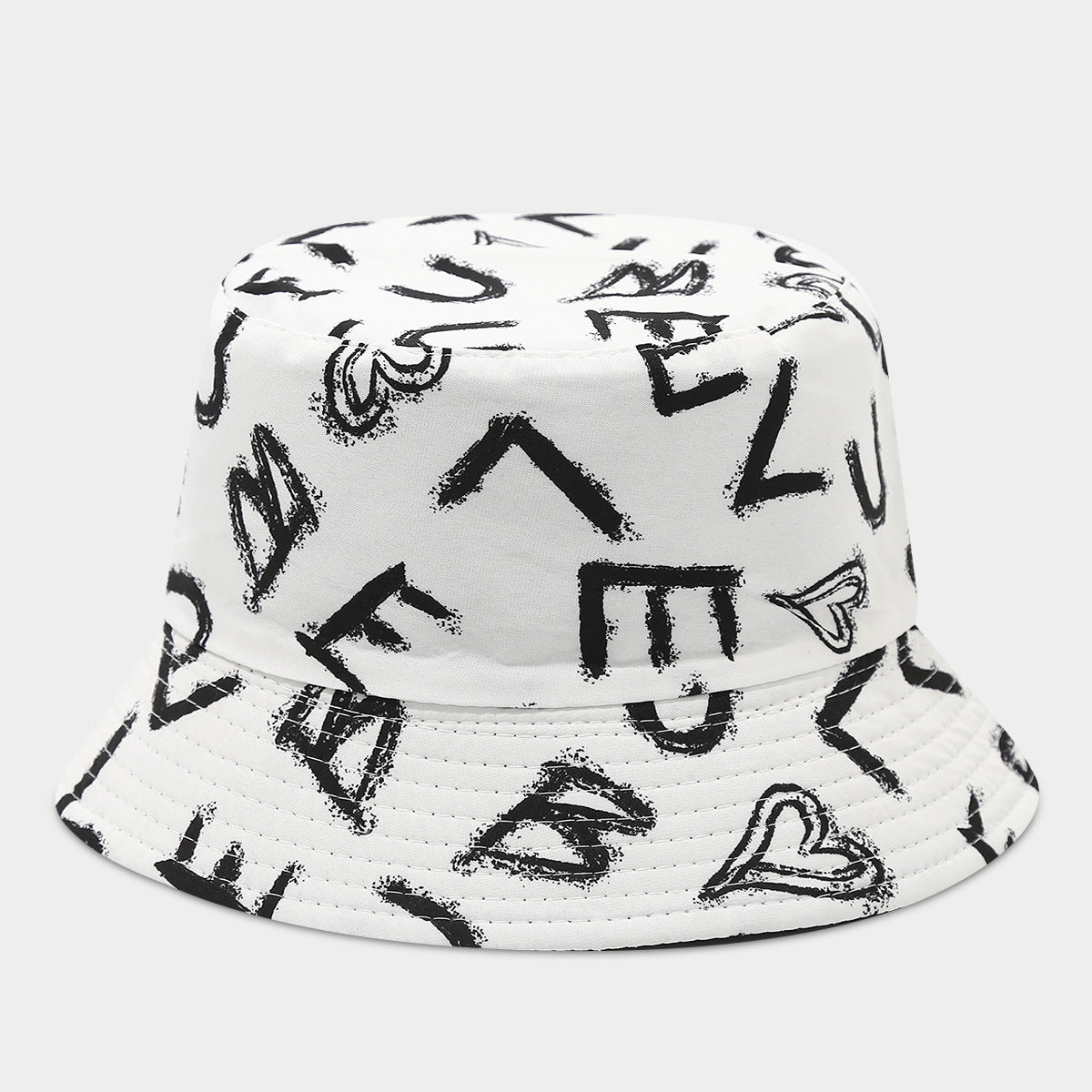 Graffiti Print Bucket Hat | Street Art Fisherman Cap