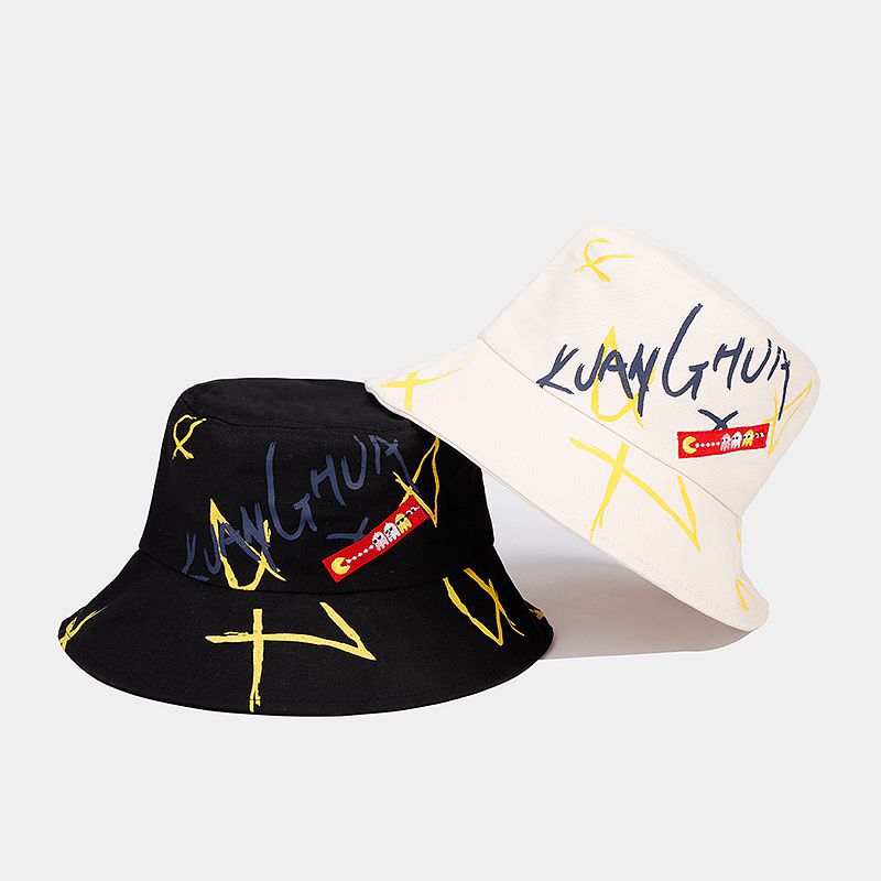 Graffiti Bucket Hat | 2-Color Street Art Fisherman Cap