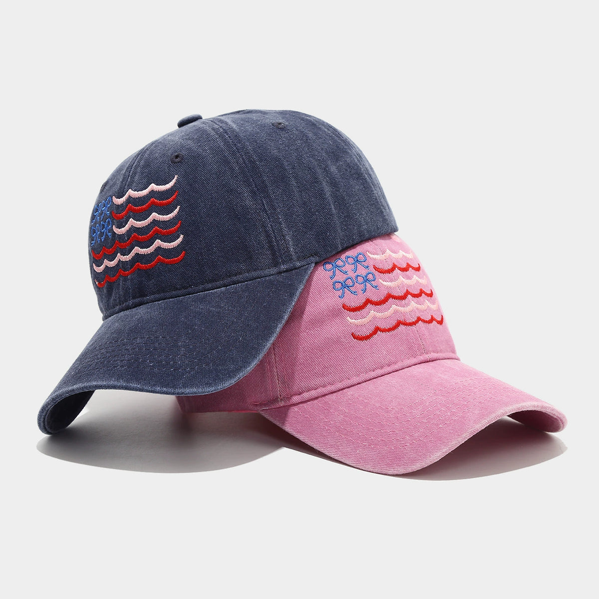 Bow & Wave Washed Dad Cap