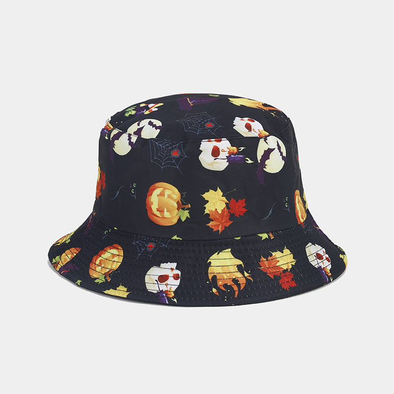 Halloween Bucket Hat | 9-Design Spooky Print Fisherman Cap