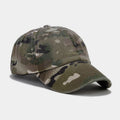 Vintage Camo Baseball Cap | Washed Tactical Dad Hat | Military Streetwear Camouflage Cap