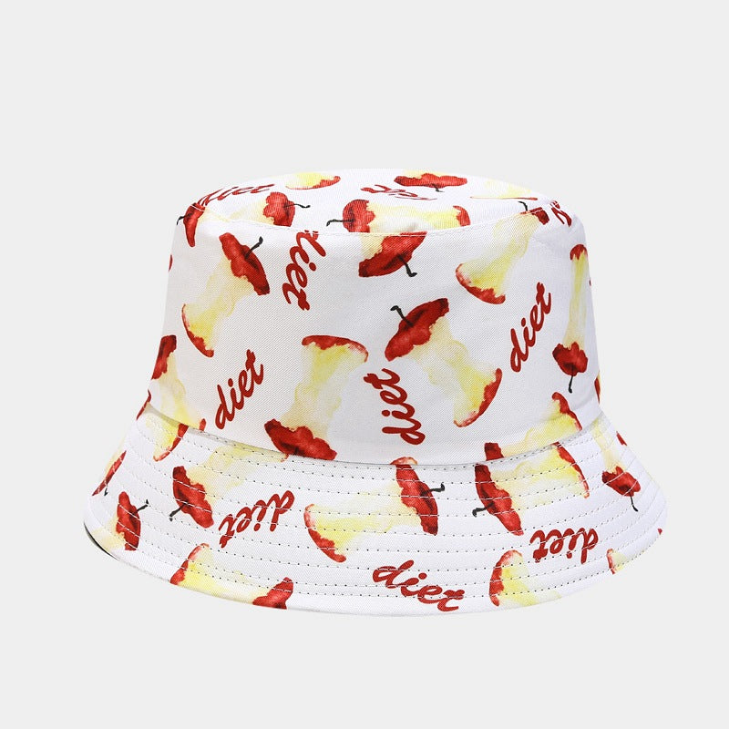 Fruit Print Bucket Hat | Cute Summer Fisherman Cap