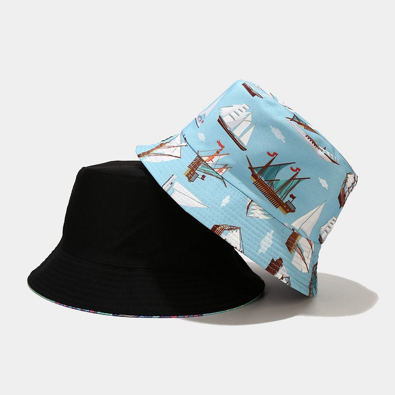 Ocean Bucket Hat Collection | 9-Design Marine Life Fisherman Cap
