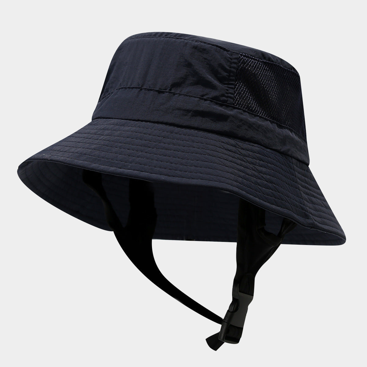 Packable Mesh Bucket Hat | Foldable Outdoor Sun Cap with Chin Strap | Byerclub