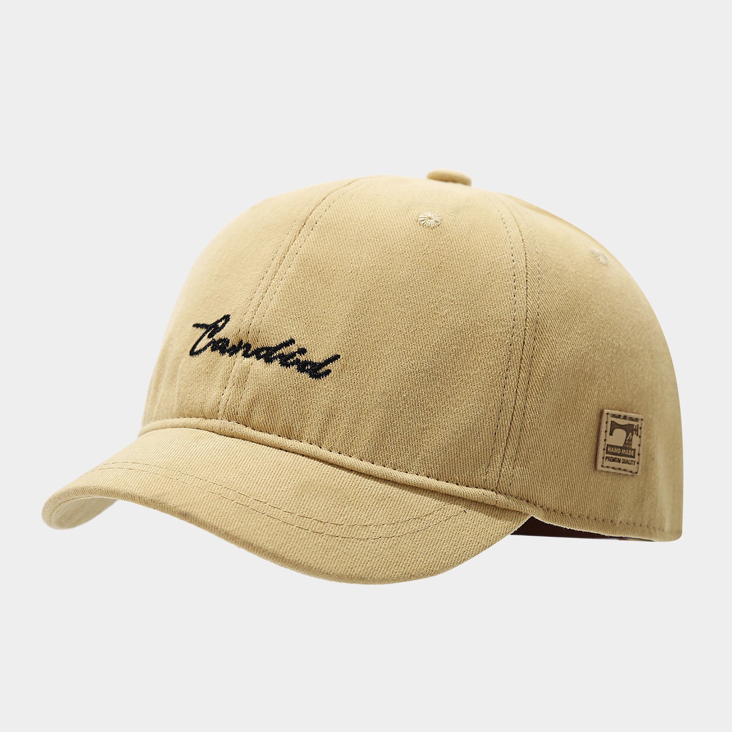 Vintage Short Brim Baseball Cap | Candid Embroidery | 4 Colors | Byerclub