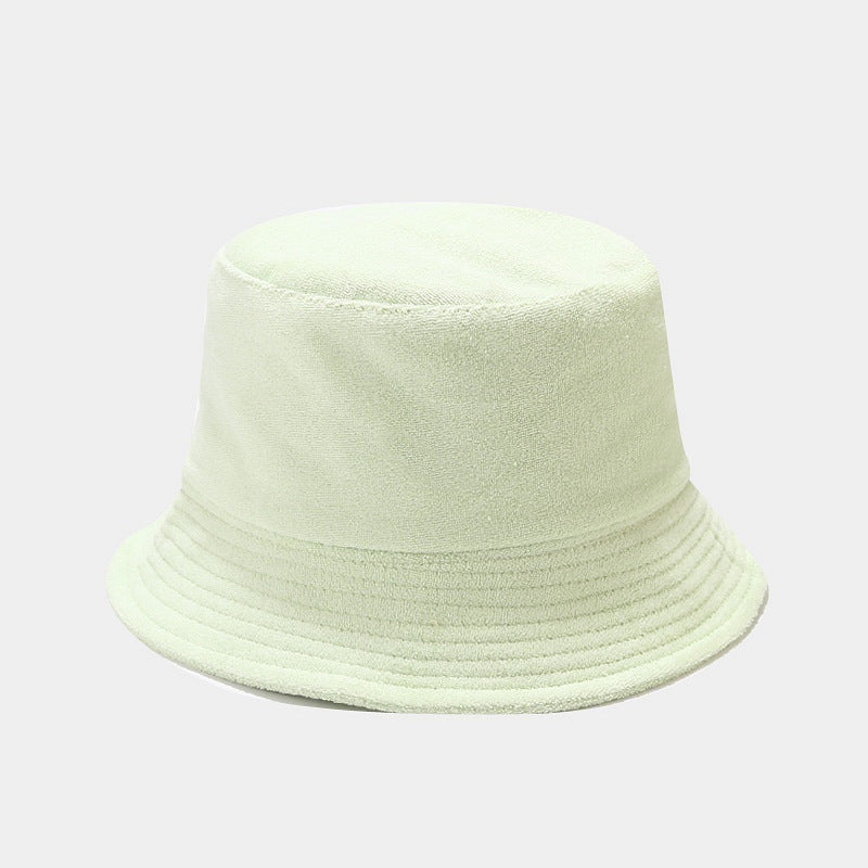 Terry Cloth Bucket Hat | Reversible Absorbent Fisherman Cap