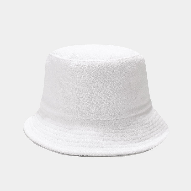 Terry Cloth Bucket Hat | Reversible Absorbent Fisherman Cap