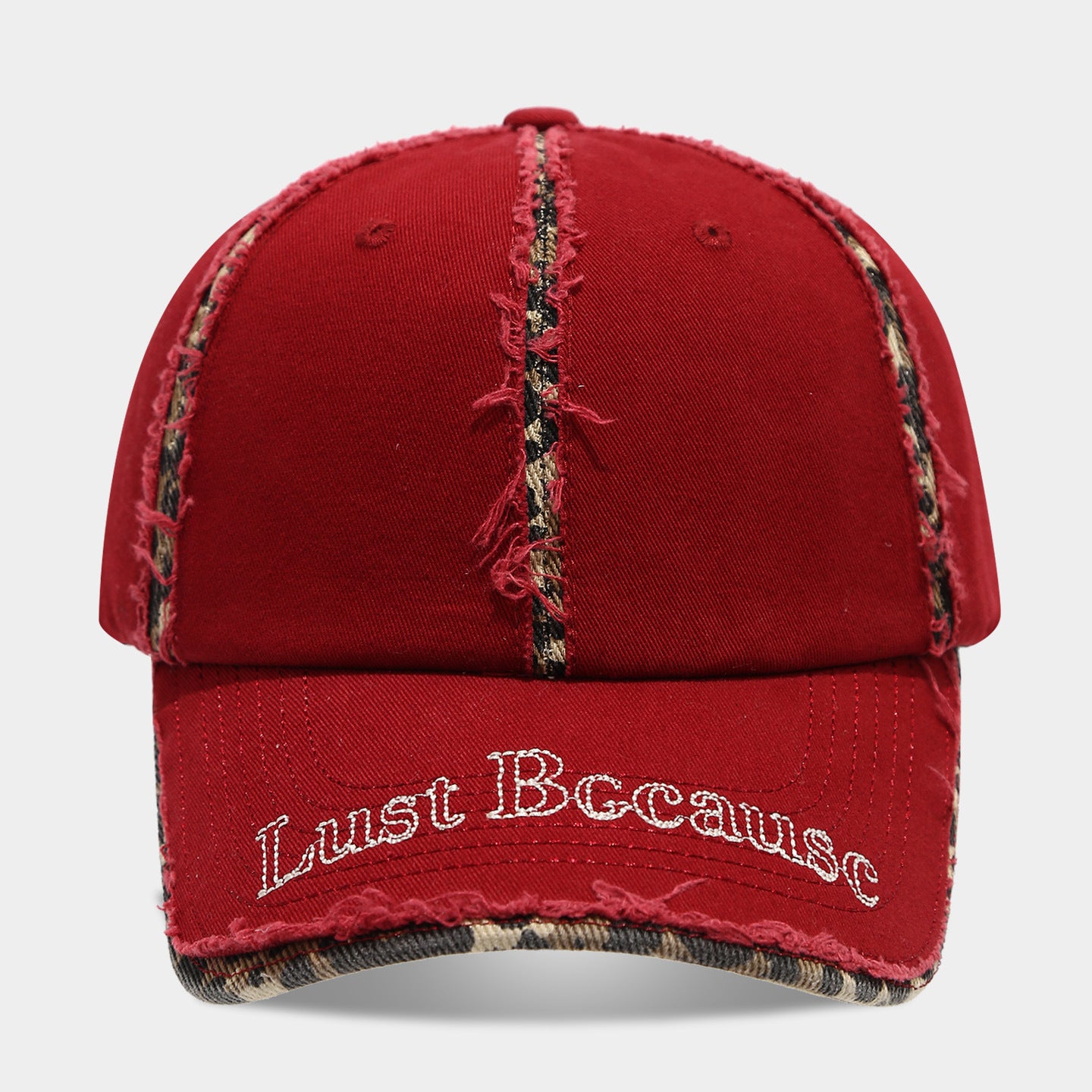 "Just Because" Distressed Baseball Cap | Vintage Frayed Streetwear Hat | Byerclub