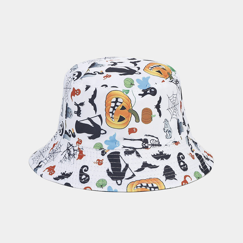Halloween Bucket Hat | 9-Design Spooky Print Fisherman Cap