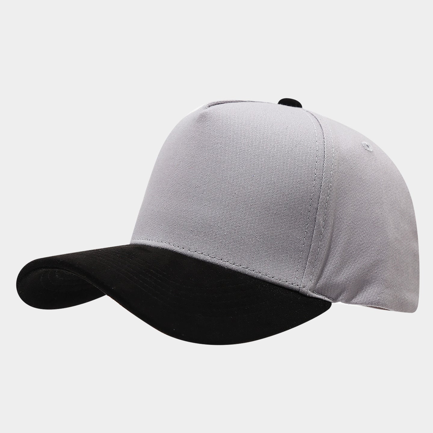 Vintage Two-Tone Baseball Cap – Cotton Suede Brim Dad Hat, 9 Color Combos | Byerclub