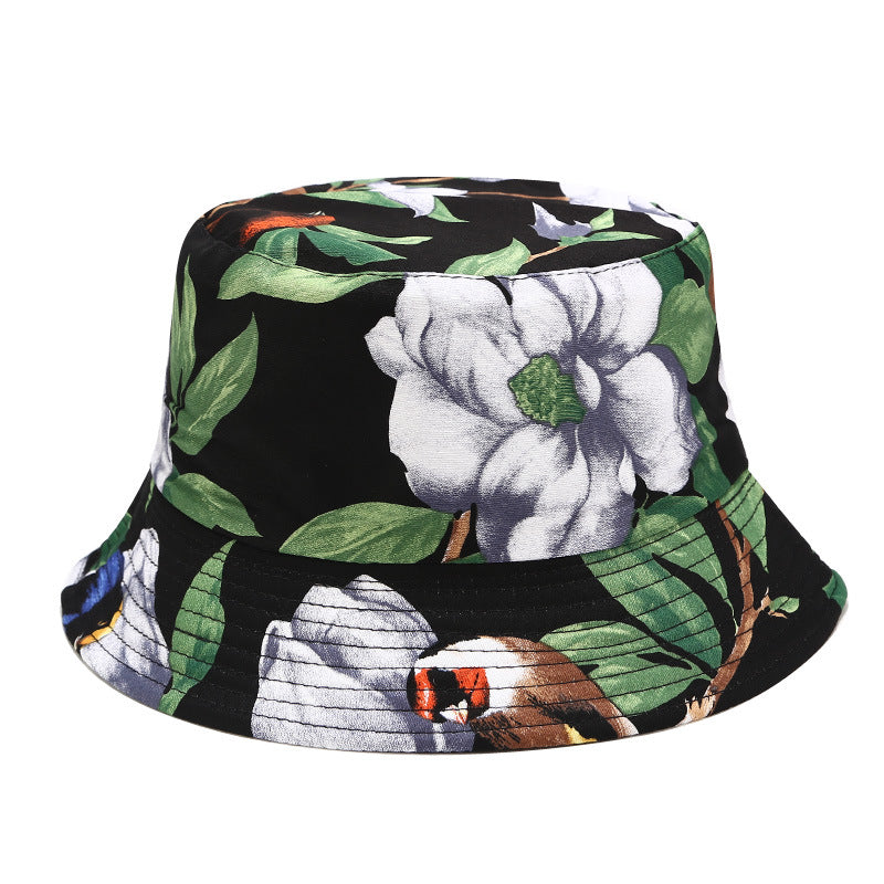Vintage Floral Bucket Hat | 4-Design Botanical Fisherman Cap