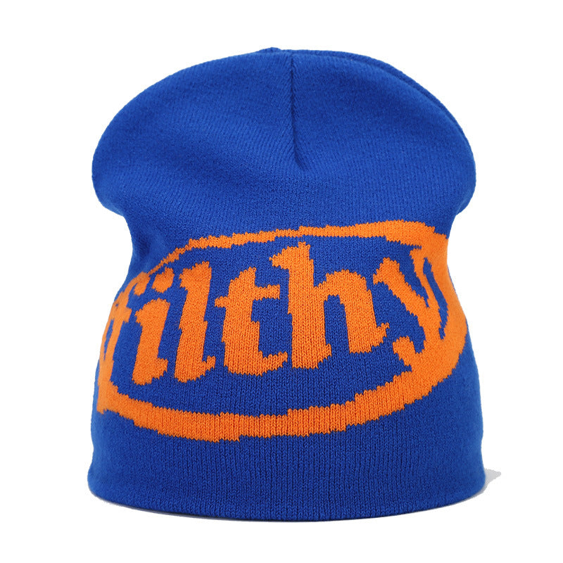 Filthy Beanie | 6-Color Bold Letter Knit Cap