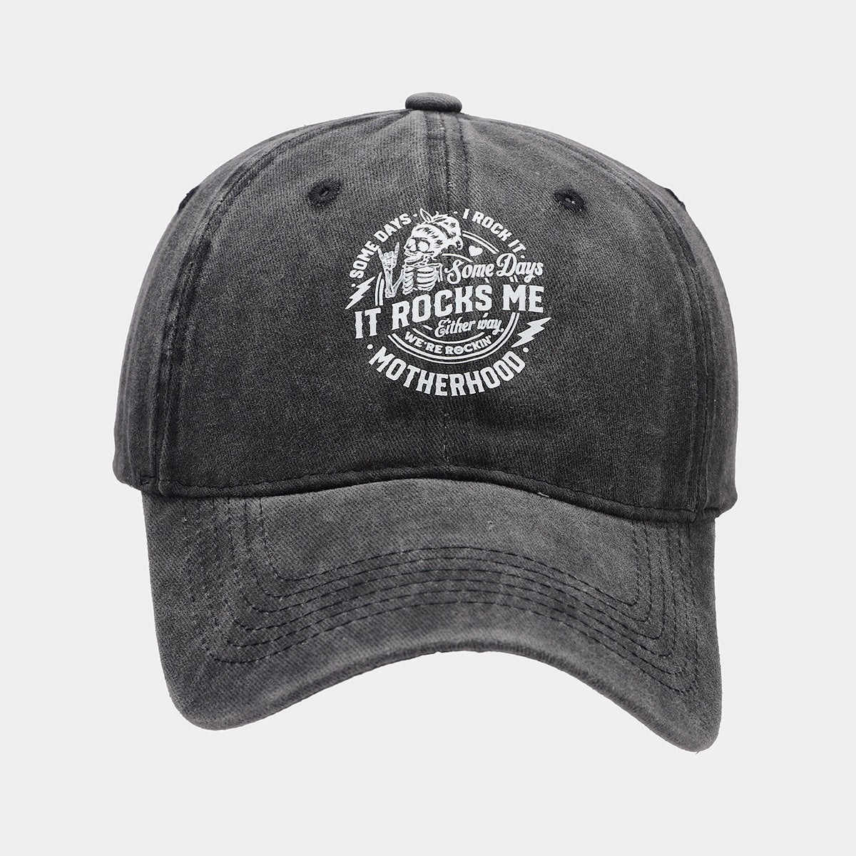 Vintage Rock Washed Cap | 4-Color Distressed Dad Hat