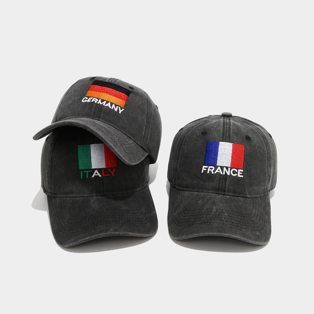 Country Flag Cap Collection | 9-Nation Washed Dad Hat