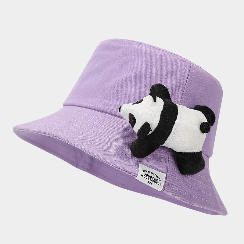 Panda Plush Bucket Hat | Cute Kawaii Fisherman Cap